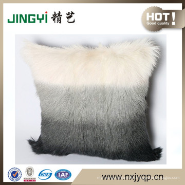 Single-Sided lambskin decorative pillow